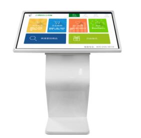 Kiosque interactif en libre-service à écran tactile conçu pour le service à la clientèle dans le secteur bancaire de détail, les soins de santé et l'hôtellerie