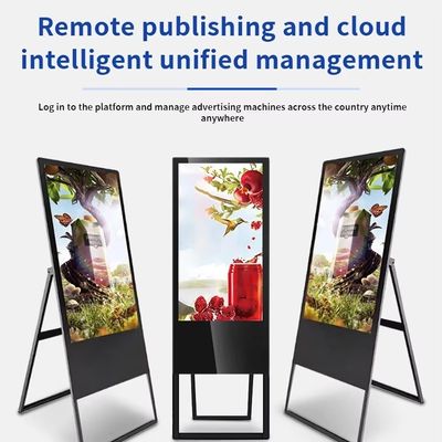 350 Cd/M2 Commercial Digital Signage Displays Advertising Machine 50in 16:9