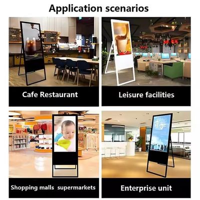 350 Cd/M2 Commercial Digital Signage Displays Advertising Machine 50in 16:9