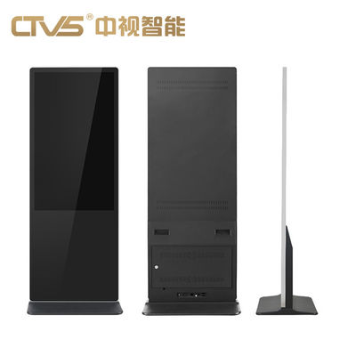 LED Advertising Floor Standing Touch Screen Kiosk 55 Inch 89 Visual Angle