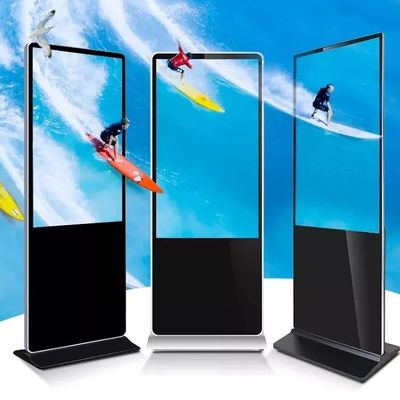 32 43 50 55 65'' Floor Standing Touch Screen Kiosk Android Indoor Exhibition