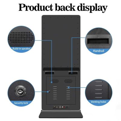 350cd/M2 Floor Standing Android Indoor Digital Display Screens 32/43/50/55/65