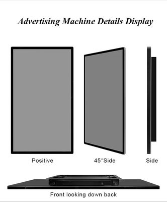 Advertising Wall Mounted Digital Display DDR3 1GB 2GB Android Indoor