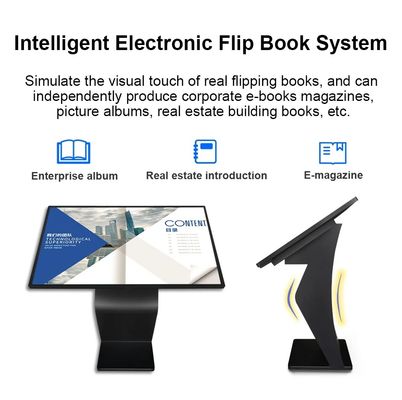 49 Inch Exhibition Hall Interactive Self Service Kiosk Vertical Touch Screen