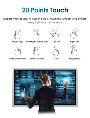 49 Inch Exhibition Hall Interactive Self Service Kiosk Vertical Touch Screen
