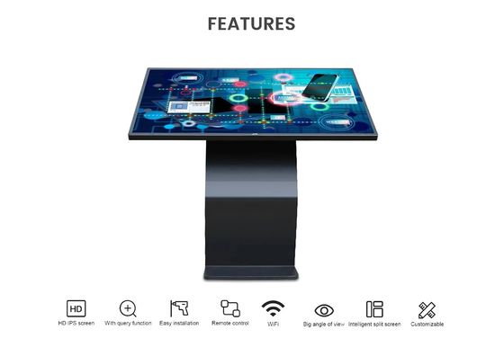 49 Inch Exhibition Hall Interactive Self Service Kiosk Vertical Touch Screen