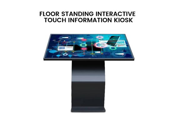 49 Inch Exhibition Hall Interactive Self Service Kiosk Vertical Touch Screen