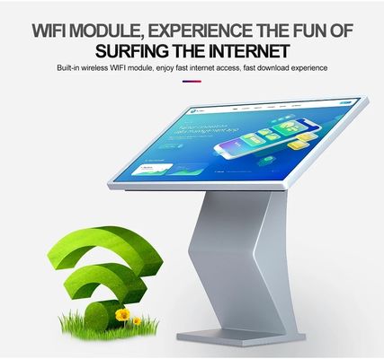 49 Inch Exhibition Hall Interactive Self Service Kiosk Vertical Touch Screen