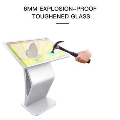 DDR3 1GB 2GB Interactive Self Service Kiosk Horizontal Multimedia Display