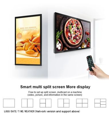 350cd/M2 Wall Mounted Touch Screen Kiosk 1920 X 1080 Resolution 50 Inch