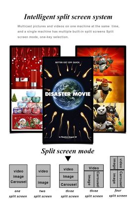350cd/M2 Wall Mounted Touch Screen Kiosk 1920 X 1080 Resolution 50 Inch