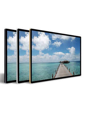 50 Inch Wall Mounted Touch Screen Kiosk 1920 X 1080 21.5 32 43 55 65'' Interactive