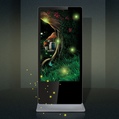Waterproof Floor Standing Digital Signage Monitors Android Indoor High Definition