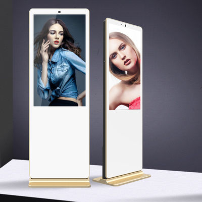 Exhibition Free Standing Digital Display Screens Android 32 43 50 55 65''