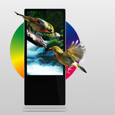 Android 32 43 55 65'' Floor Standing Touch Screen Kiosk Indoor Outdoor