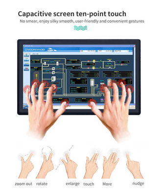 Open Frame LCD Capacitive Industrial Touch Screen Display 1920 X 1080