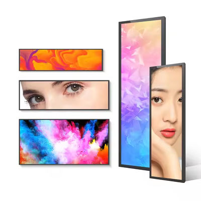 OEM Stretched LCD Display Screen Digital Shelf Edge 4K Android Ultra Wide