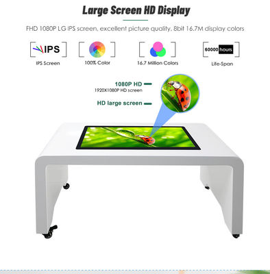 High Brightness Interactive Touch Screen Coffee Table for Commercial Spaces