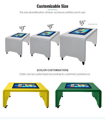 Smart Interactive Touch Screen Coffee Table with 1080P IPS HD Display