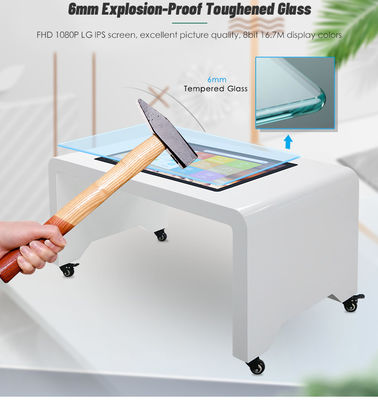 Interactive Touch Screen Coffee Table - Gaming Table and Multi-Player Entertainment Display