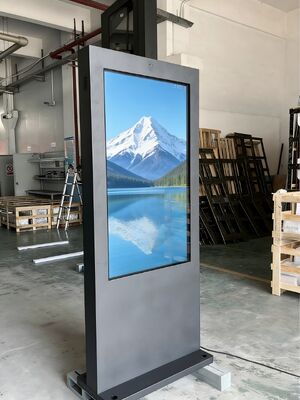 Durable Steel Touch Enabled Service Kiosk with 49Inch Screen Size Built to Enhance Customer Engagement and Service Applications
