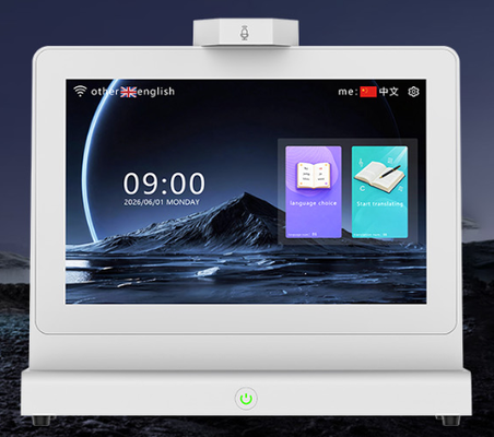 10.1'' LCD Screen Android Systems Dual-screen Translation Device with Multiple Language OSD