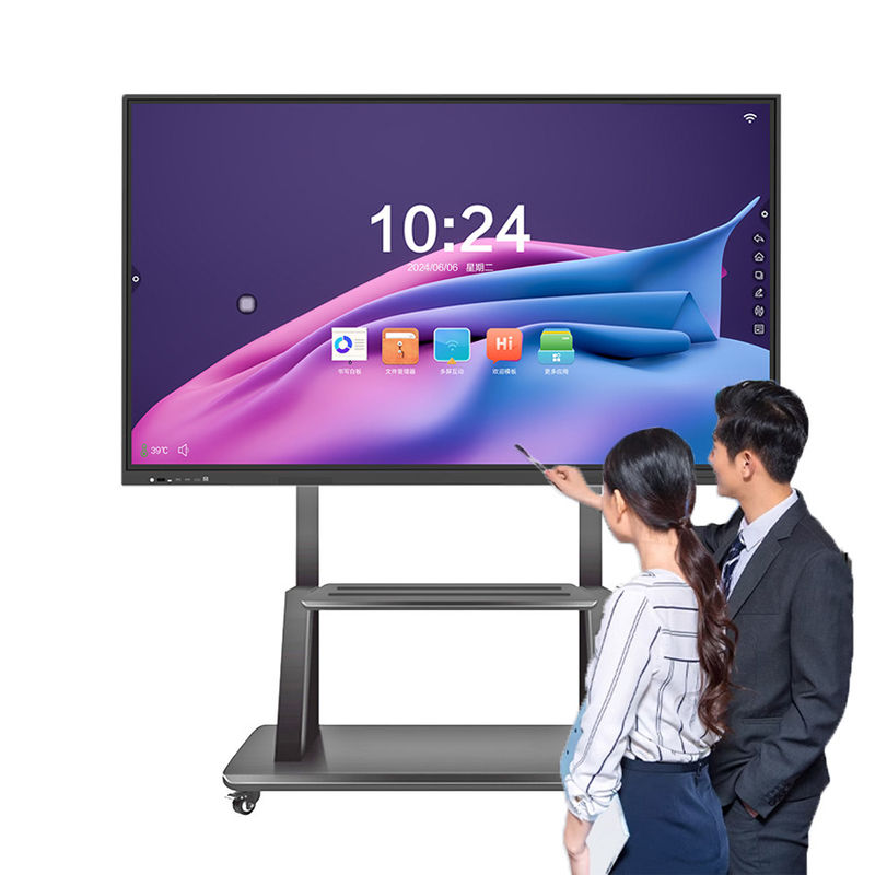 65 75 86 100 Inch Smart Interactive Whiteboard 4k All In One LCD Conference