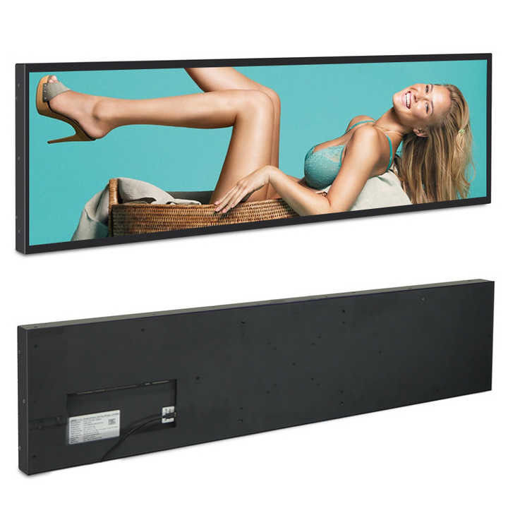 4K Android Stretched LCD Display Ultra Wide Store Advertising Retail Shore 38.5''
