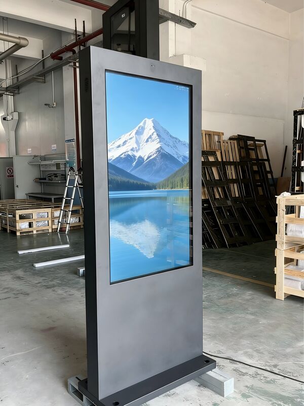 Durable Steel Touch Enabled Service Kiosk with 49Inch Screen Size Built to Enhance Customer Engagement and Service Applications
