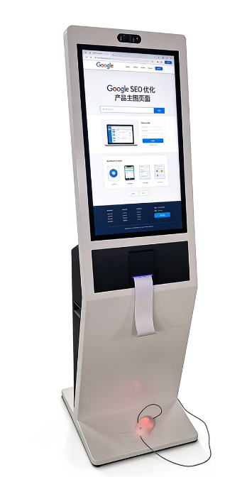 High Durability Touch Screen Digital Kiosk featuring 32 GB Storage 1920 X 1080 Pixels Resolution perfect for commercial applications