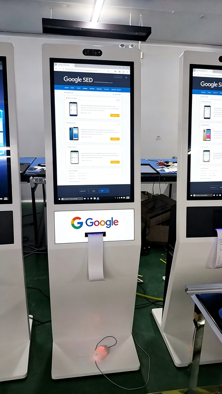 Capacitive Touch Touch Screen Digital Kiosk Offering 21.5 Inches Screen Size and Customized Content Designed for Digital Communication