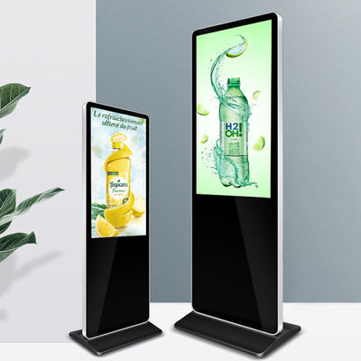 Exhibition Free Standing Digital Display Screens Android 32 43 50 55 65''