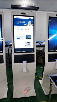 Quad-core 2.0 GHz Processor Digital Interactive Kiosk Display Offering 89 Degree Visual Angle Suitable for Public and Commercial